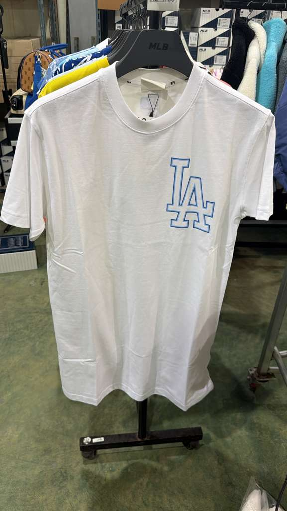 ZX362 MLB 白色LA logo TEE