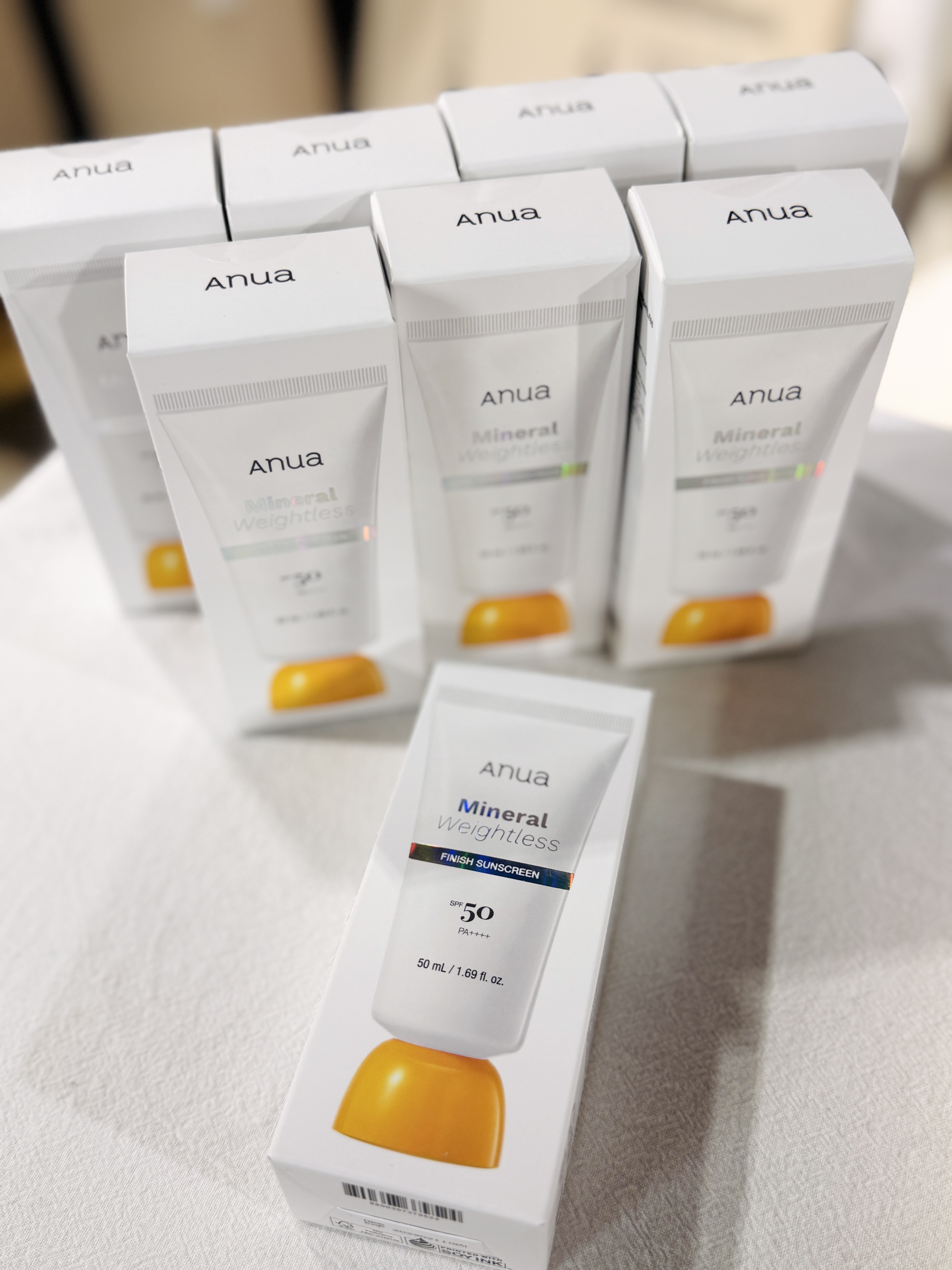 Anua Mineral Weightless Finish Sunscreen (SPF50+ PA++++) 「重量級」防曬✔️「輕盈級」觸感✔️修護肌膚天然屏障✔️鎖住水分✔️無負擔的自然妝感✔️【今團26/5， 下午5點截單】不設退換