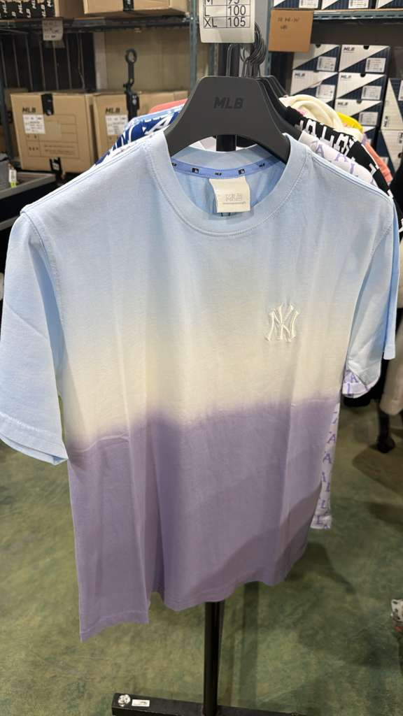 ZX365 MLB 藍白紫漸變色NY logo TEE