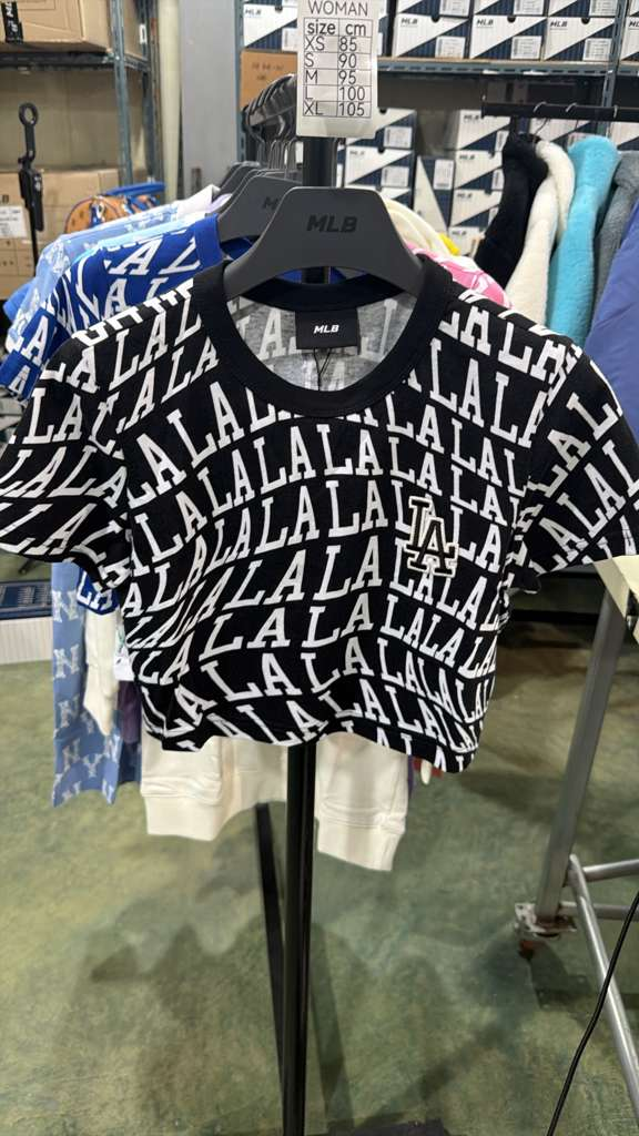 ZX368 MLB 黑白色LA logo TEE