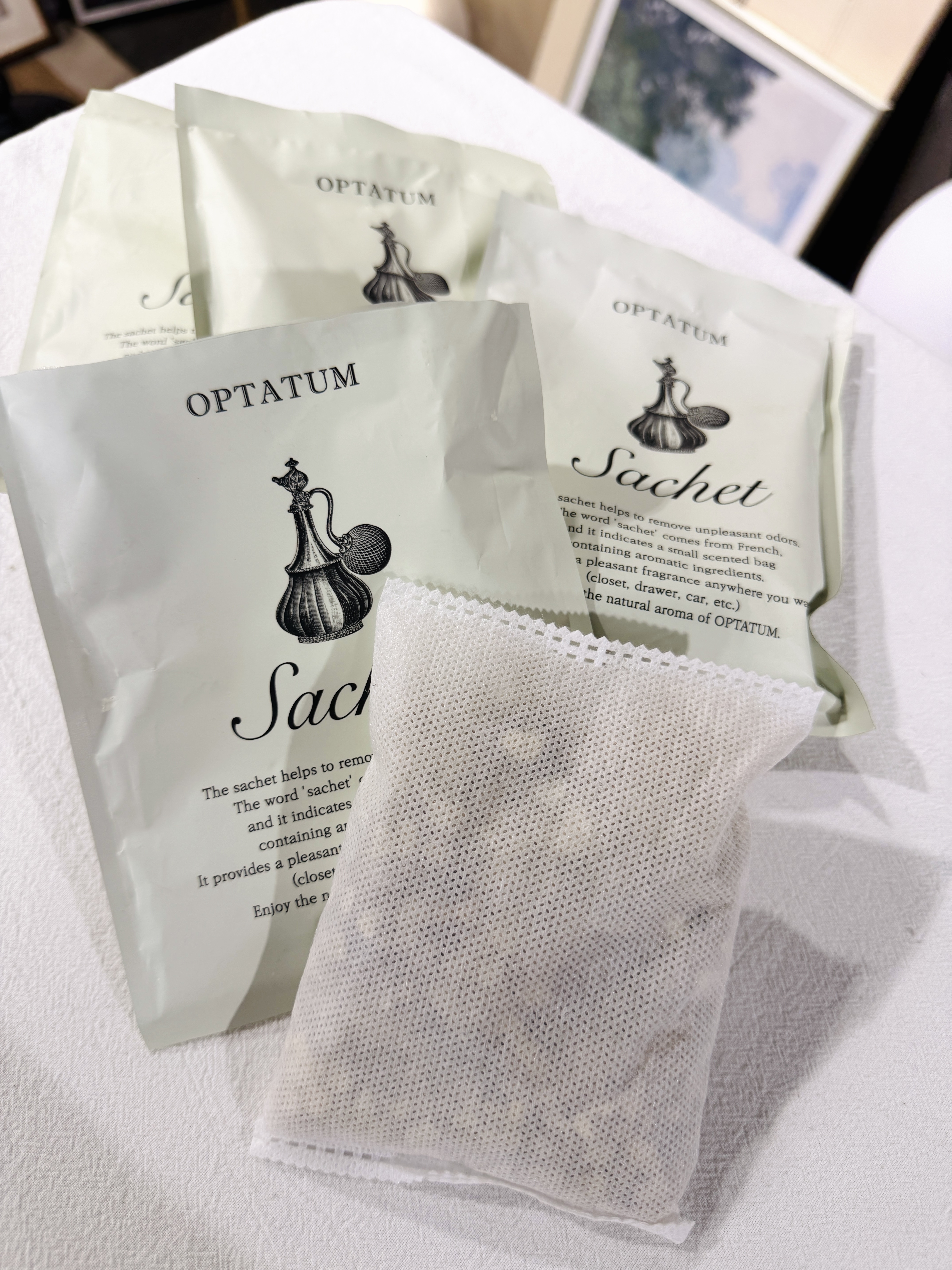 OPTATUM Sachet【精緻（香氛包）「溫暖陽光」的嗅覺體驗✔️陽光下曬過棉被般的溫暖✔️乾淨✔️明亮氣息✔️非常紓壓✔️】【今團26/5， 下午5點截單】不設退換