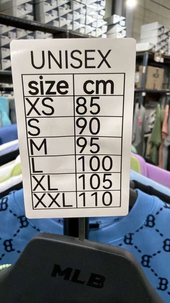 ZX329 MLB 藍色滿版B logo長袖衛衣