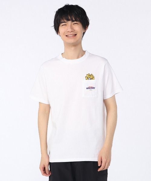 Chums前口袋後印花Tee