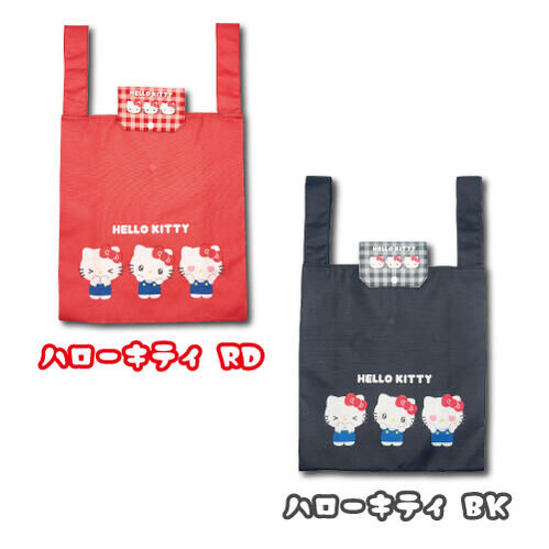 日本 Sanrio Hello Kitty 表情系列 - 可摺疊環保袋