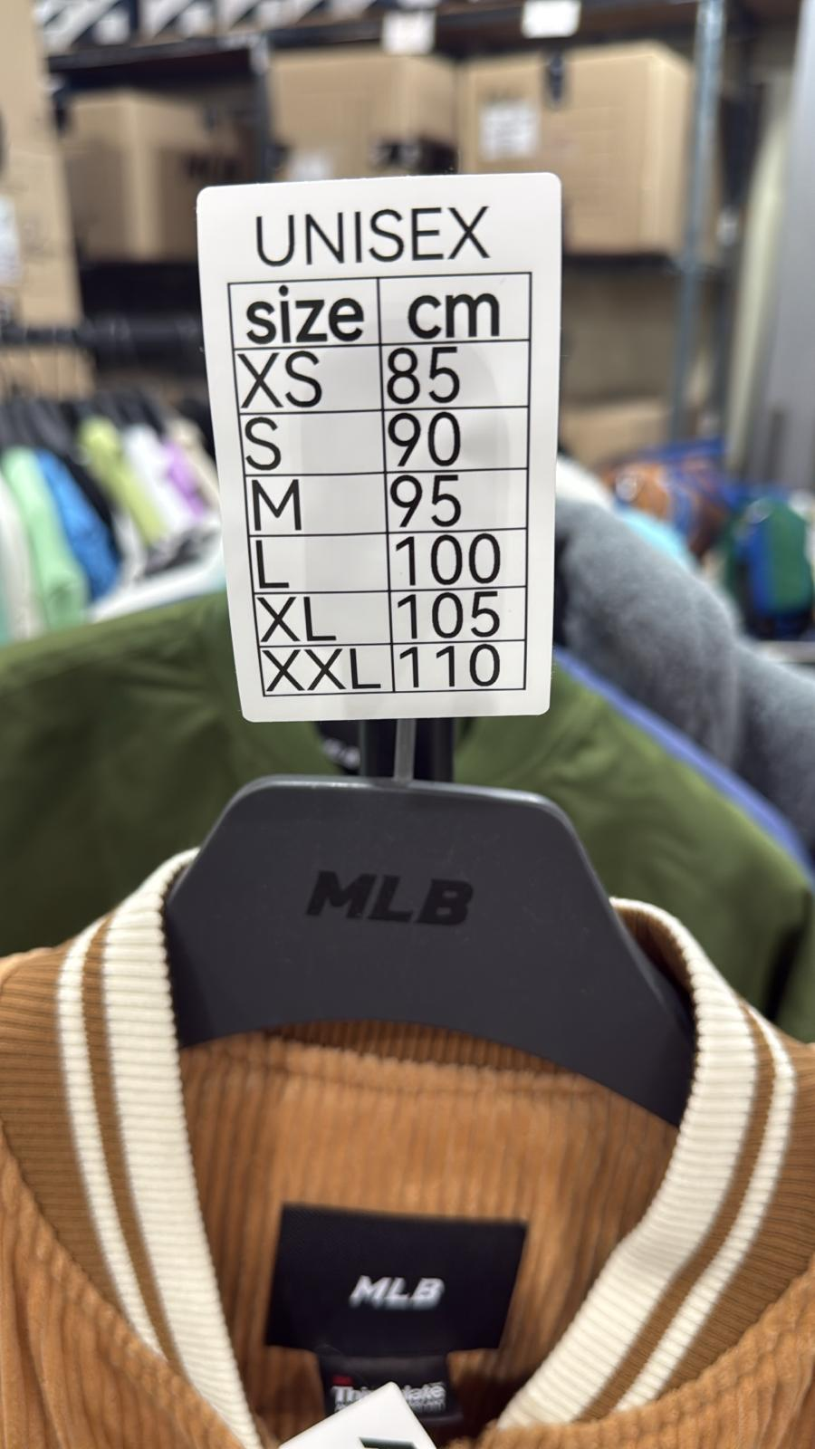 ZX347 MLB 毛毛袖白啡色B logo滿版棒球開胸外套