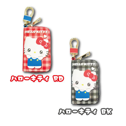 日本 Sanrio Hello Kitty 表情系列 - PU皮鎖匙包