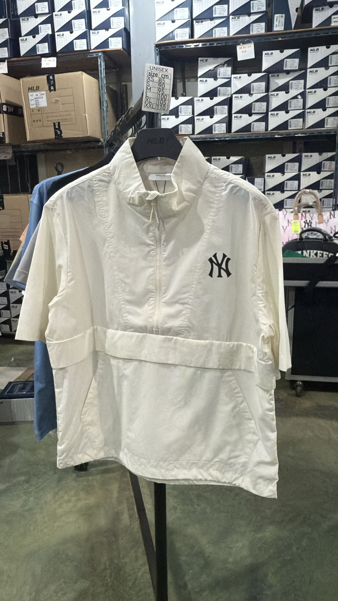 ZX410 MLB 白色NY logo短袖上衣
