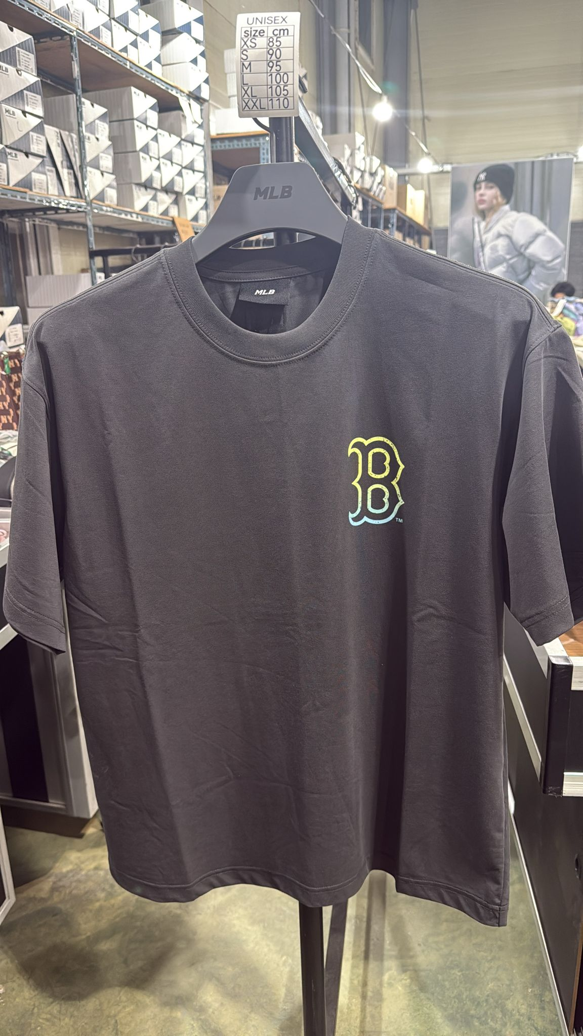 ZX422 MLB 黑色B logo TEE