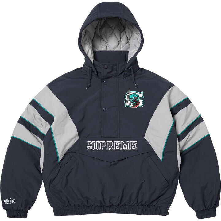 【Supreme】0516 WEEK 16 發售 Supreme/SALEM Half Zip Stadium Jacket