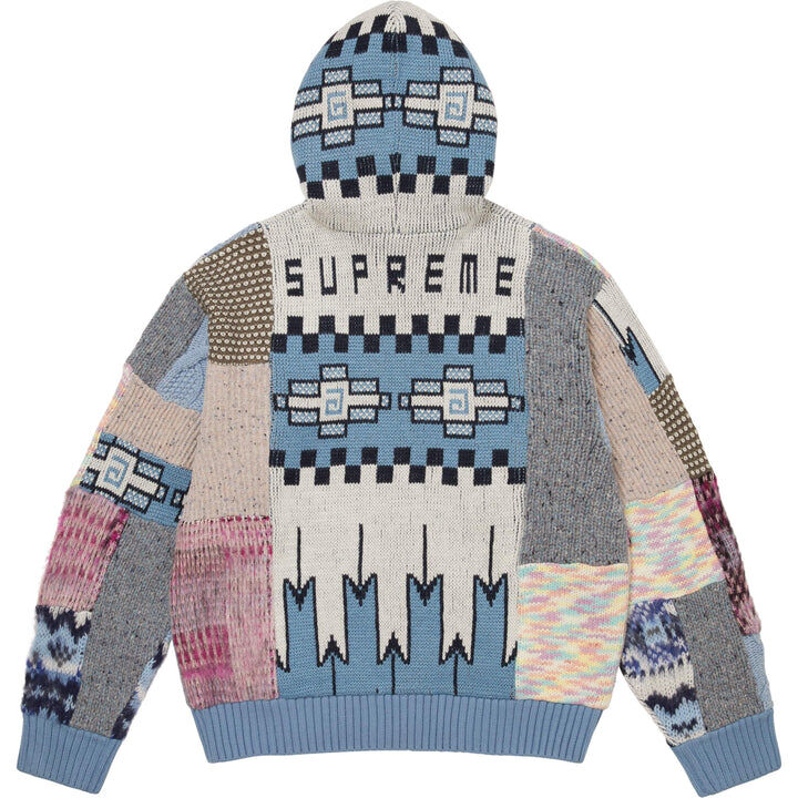 【Supreme】0516 WEEK 16 發售 Patchwork Zip Up Hooded Sweater