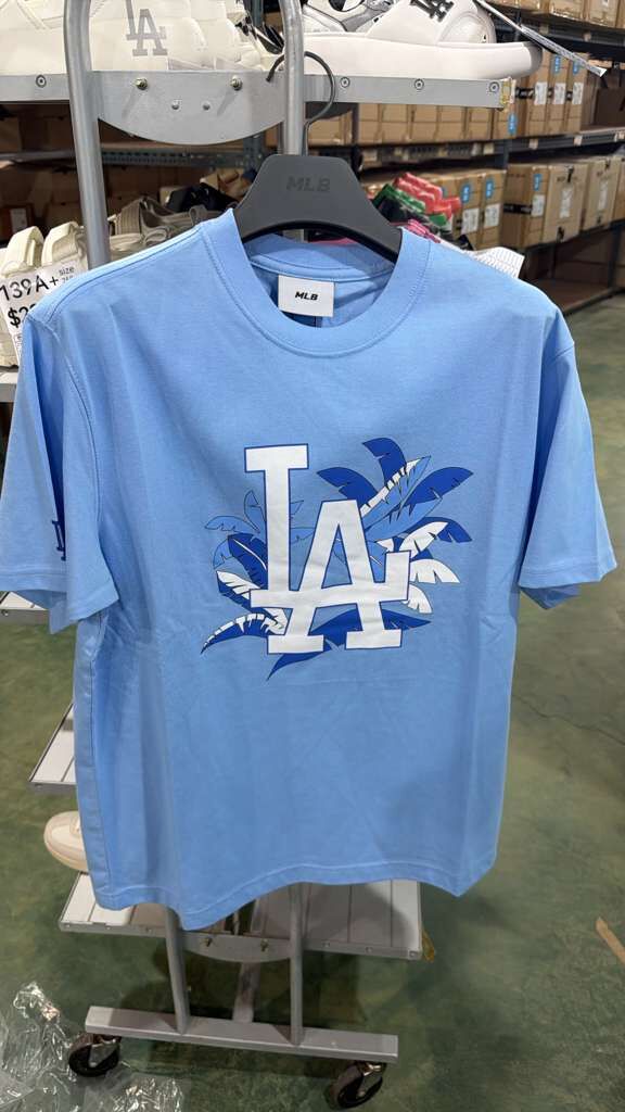ZX380 MLB 藍色LA logo TEE