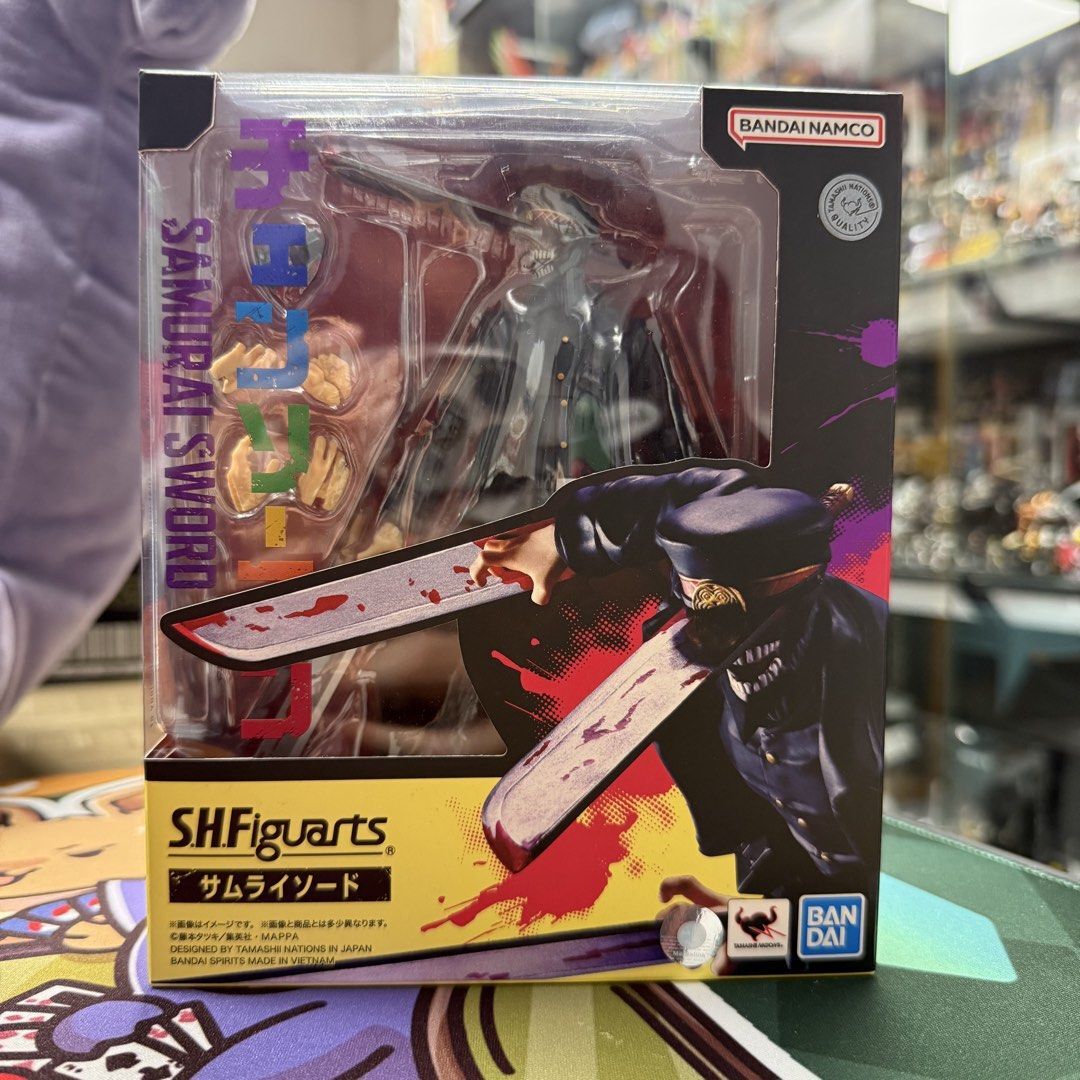 二手中古現貨【SHF S.H.Figuarts】BANDAI 可動Figure チェンソーマン Chainsaw Man 鏈鋸人 SAMURAI SWORD 武士刀 行版