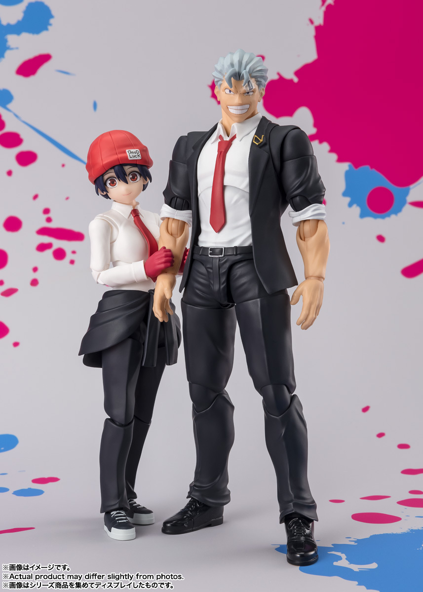 全新現貨【SHF S.H.Figuarts】BANDAI 可動Figure 《不死不運》アンデッドアンラック Undead Unluck 出雲風子 Fuuko Izumo & 安迪 Andy 一套兩隻不散 行版
