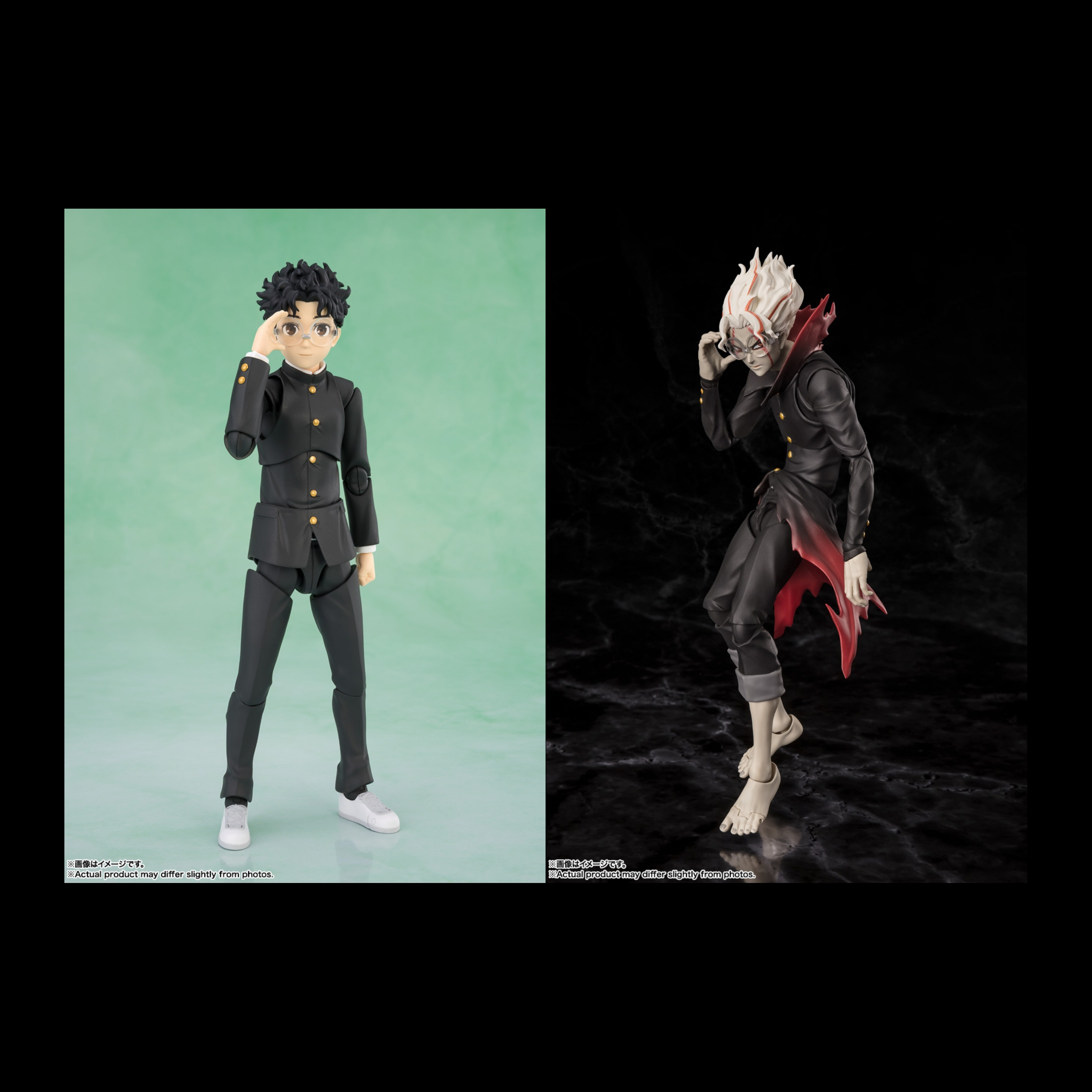 全新現貨【SHF S.H.Figuarts】BANDAI 可動Figure 《膽大黨》ダンダダン DAN DA DAN 高倉健 Ken Takakura & 厄卡倫 變身ver. Okarun 一套兩隻 行版