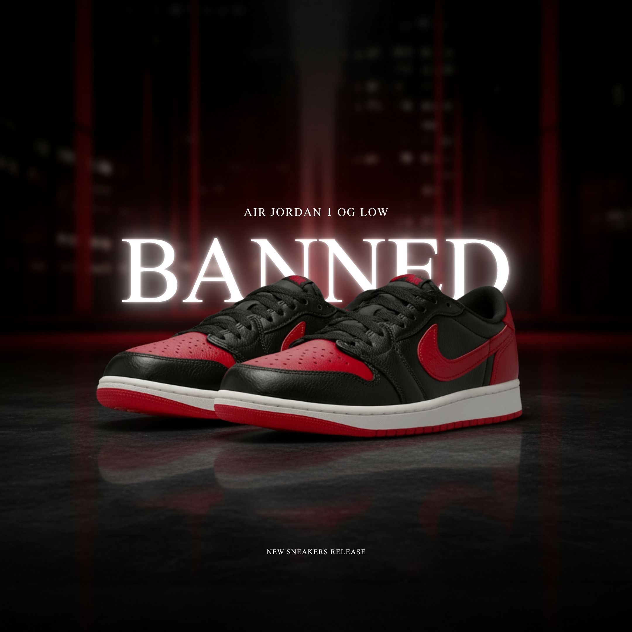 NICEDAY 現貨 Air Jordan 1 Retro OG Banned 黑紅 復刻 經典 IW6276-001