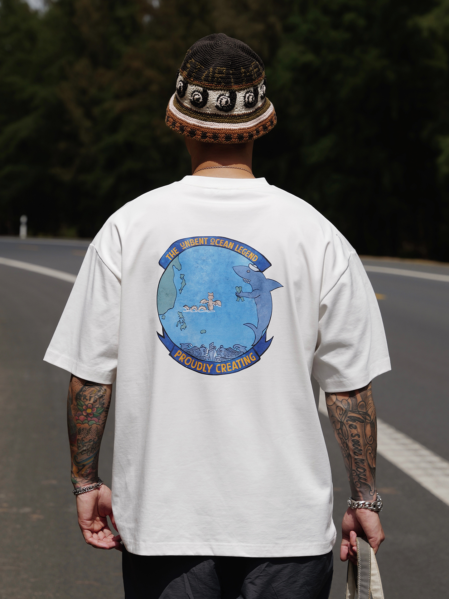 Unbent 26 S/S 地球印花短袖