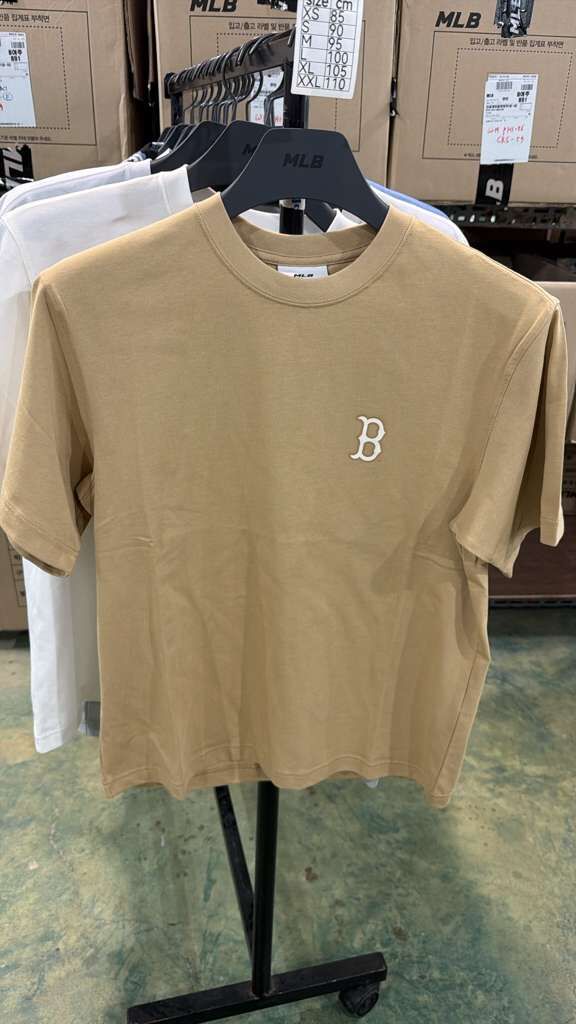 ZX418 MLB 啡色B logo TEE