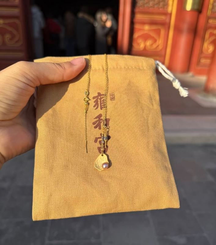 ZY026 雍和宮菩提珍珠頸鏈（包開光）
