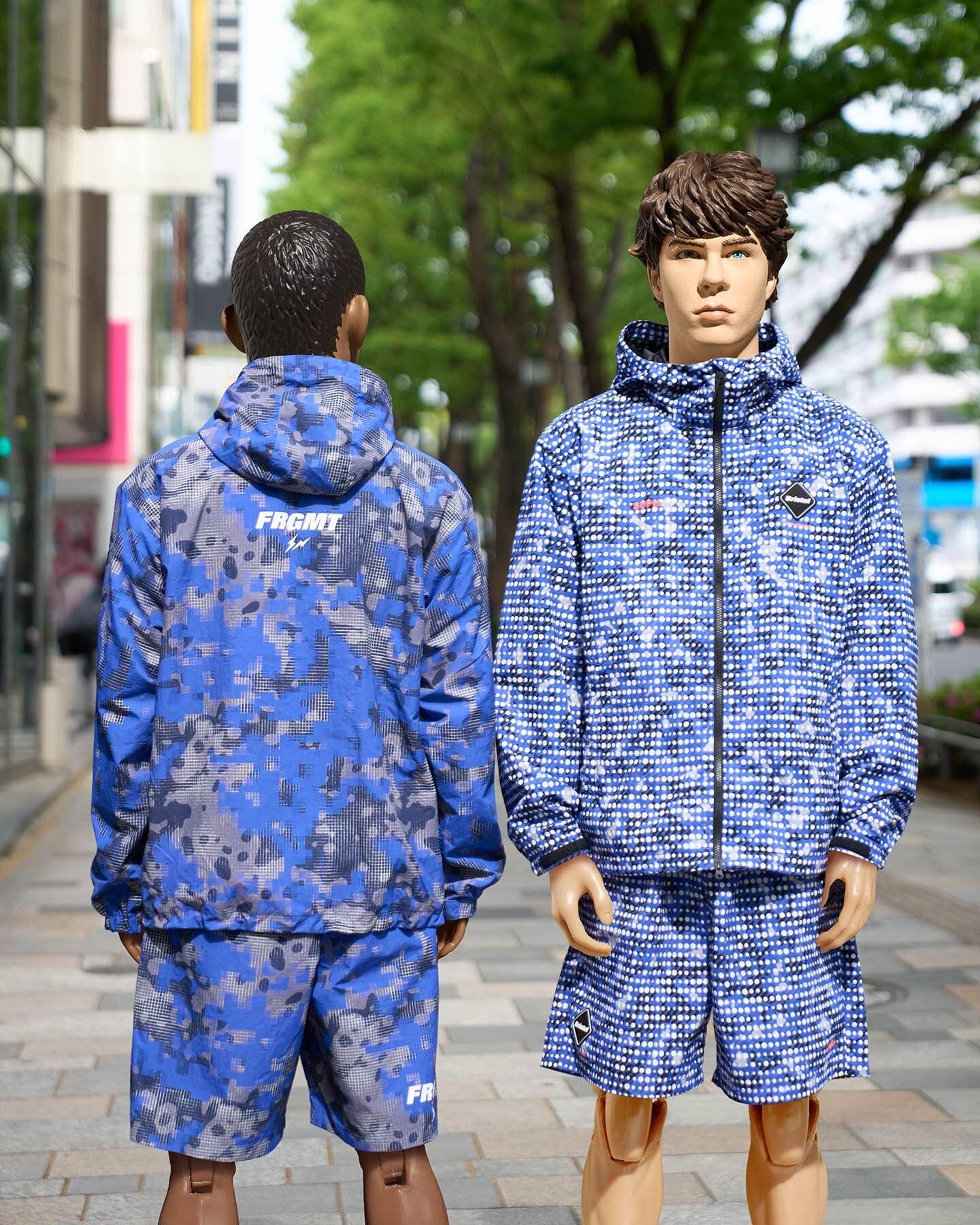 F.C.Real Bristol x FRAGMENT: CAMOUFLAGE NYLON BLOUSON F