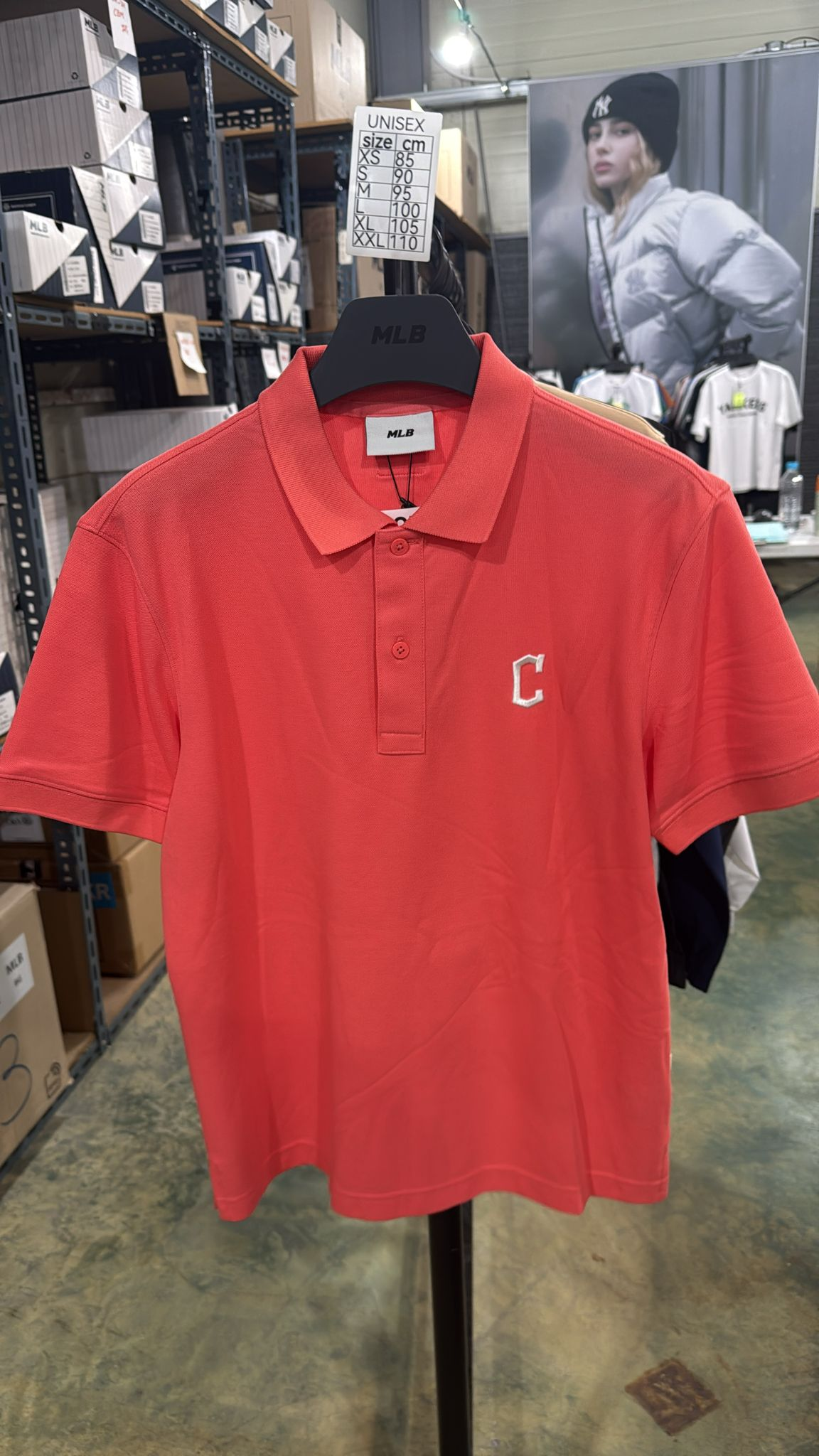 ZX397 MLB 橙色C logo POLO TEE