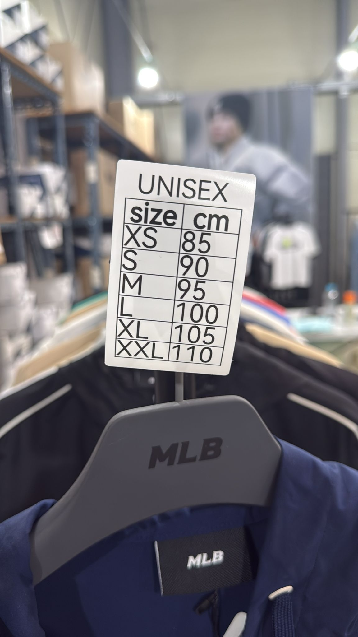 ZX401 MLB 藍色間條B logo 長袖開胸外套