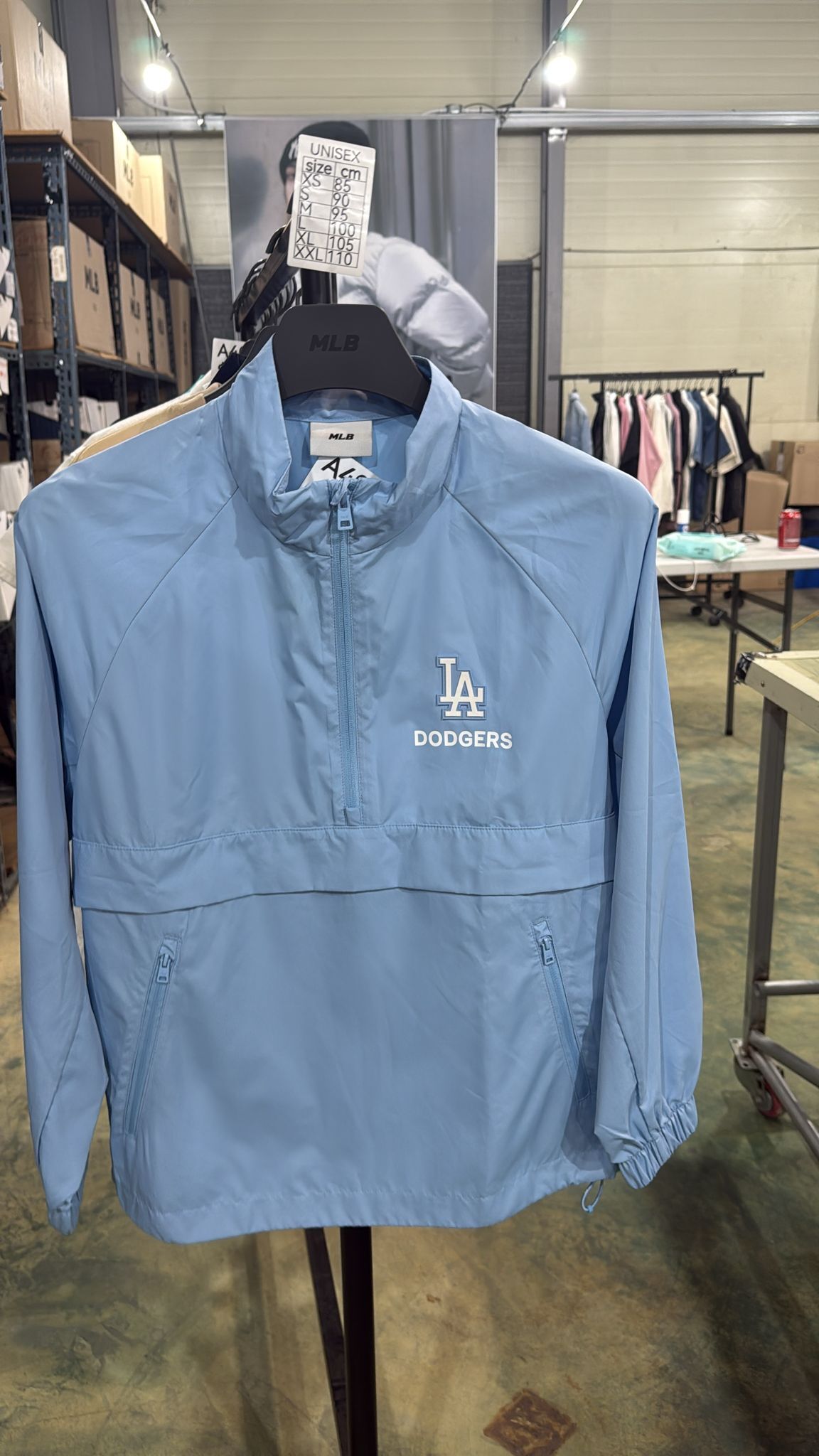 ZX405 MLB 藍色LA logo 長袖上衣