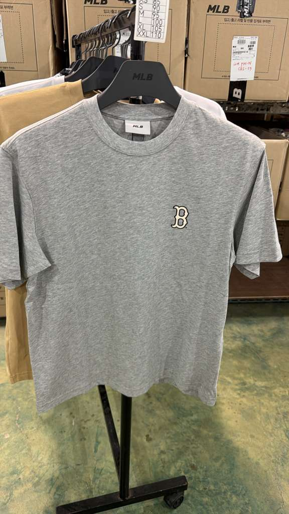 ZX502 MLB 灰色B logo TEE