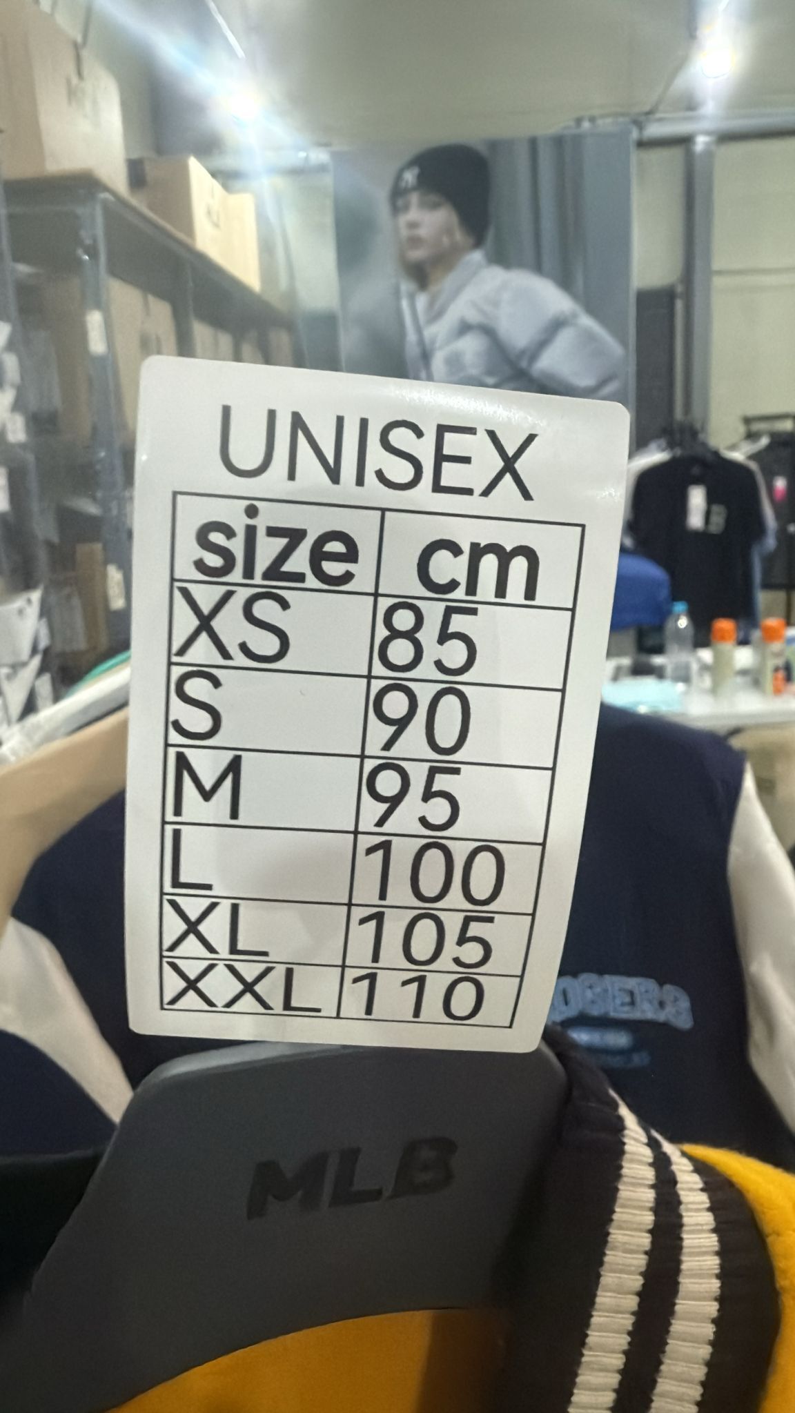 ZX315 MLB 橙色圖案開胸長袖外套