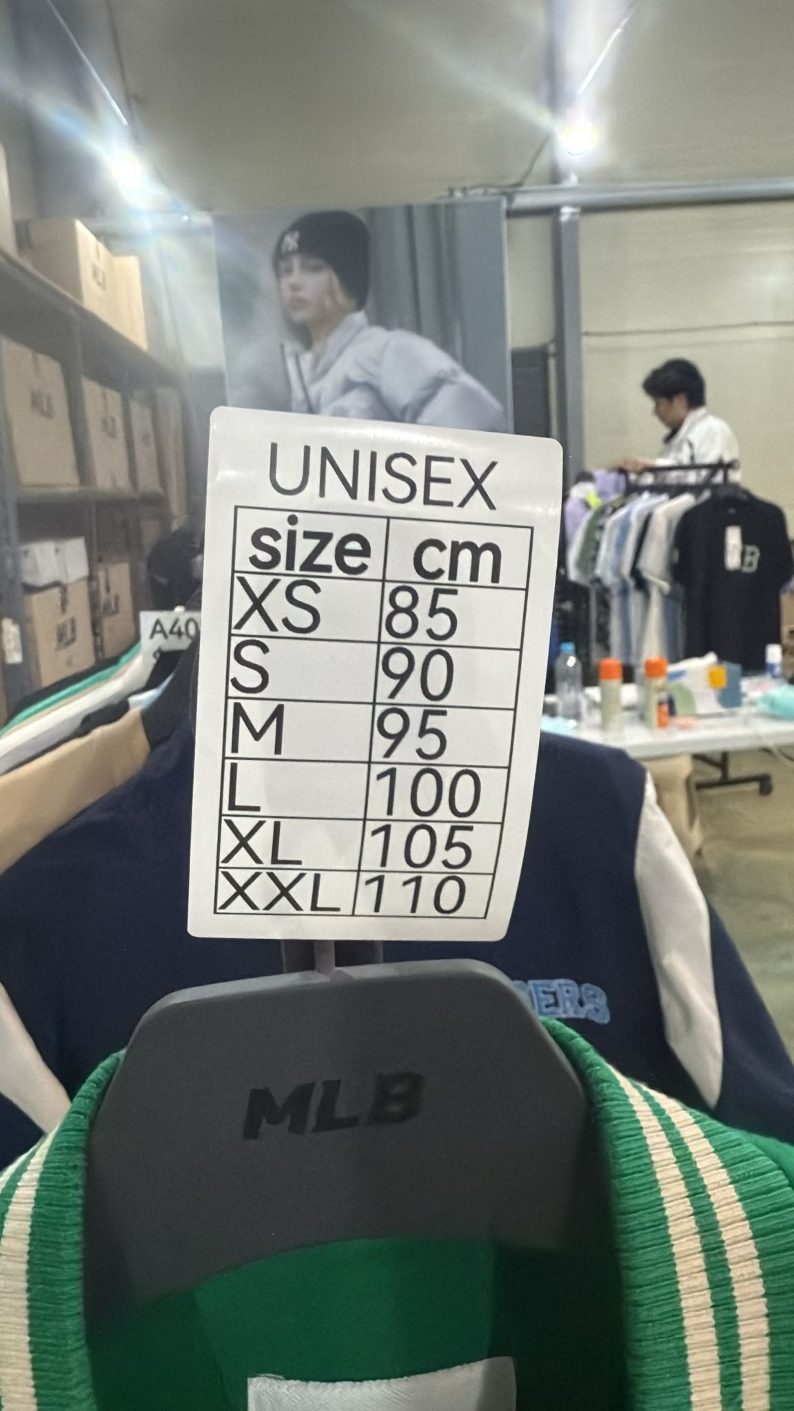 ZX316 MLB 綠色圖案開胸長袖外套