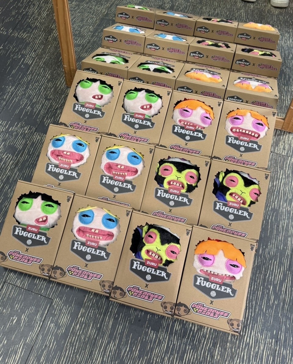 Fuggler X 飛天小女警 牙齒怪-毛絨公仔 牙寶 23.7cm高