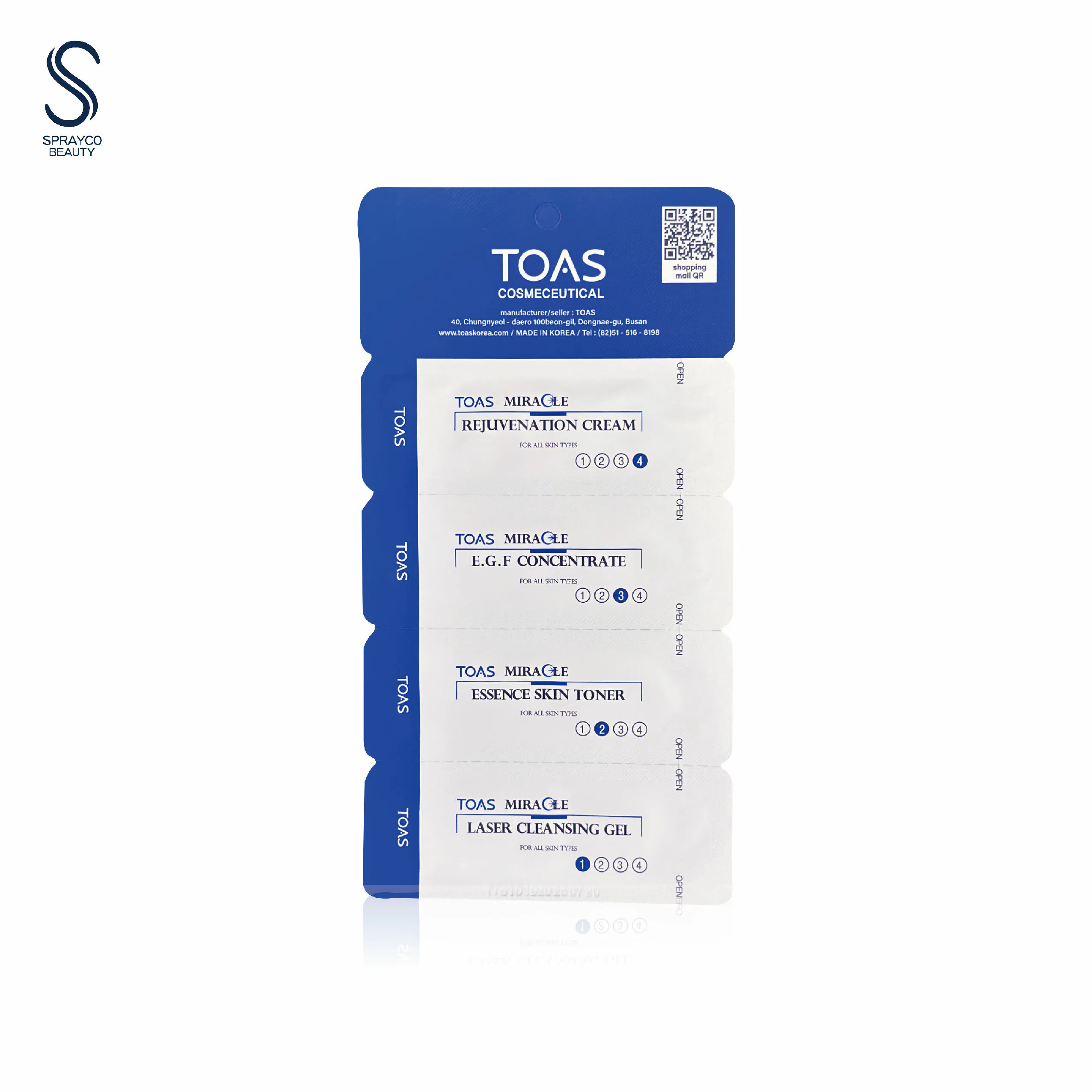 【TOAS 修復試用裝組合(一包5片)】