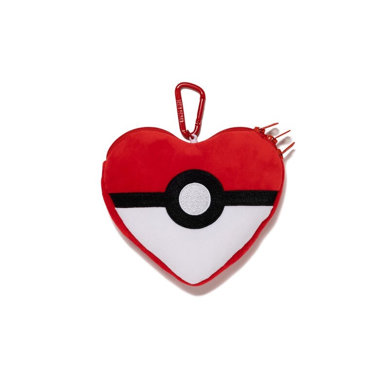 預購┃HUMAN MADE POKEMON MADE HEART STUFFED PASSCASE 精靈球 立體 愛心 伸縮 吊飾 票卡夾