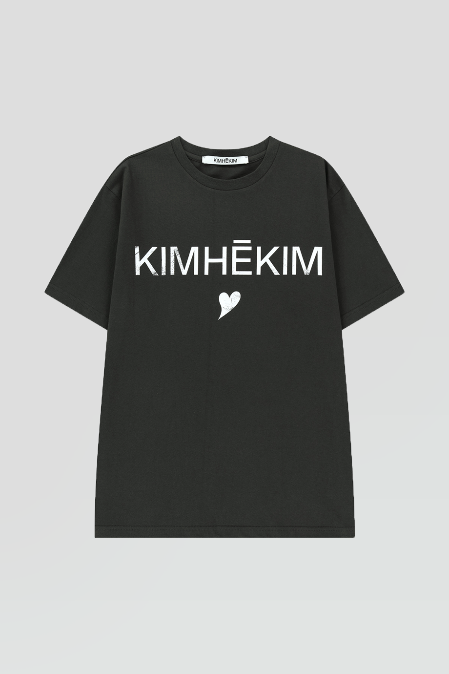 KIMHEKIM｜KIMHEKIM 品牌復古愛心印花短 T
