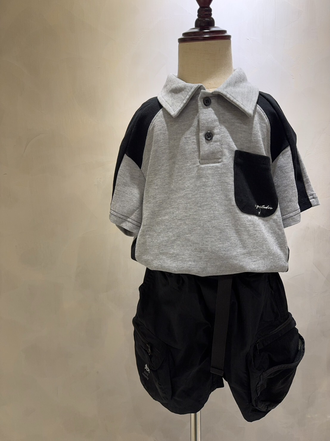 C60登山家撞色切割POLO衫