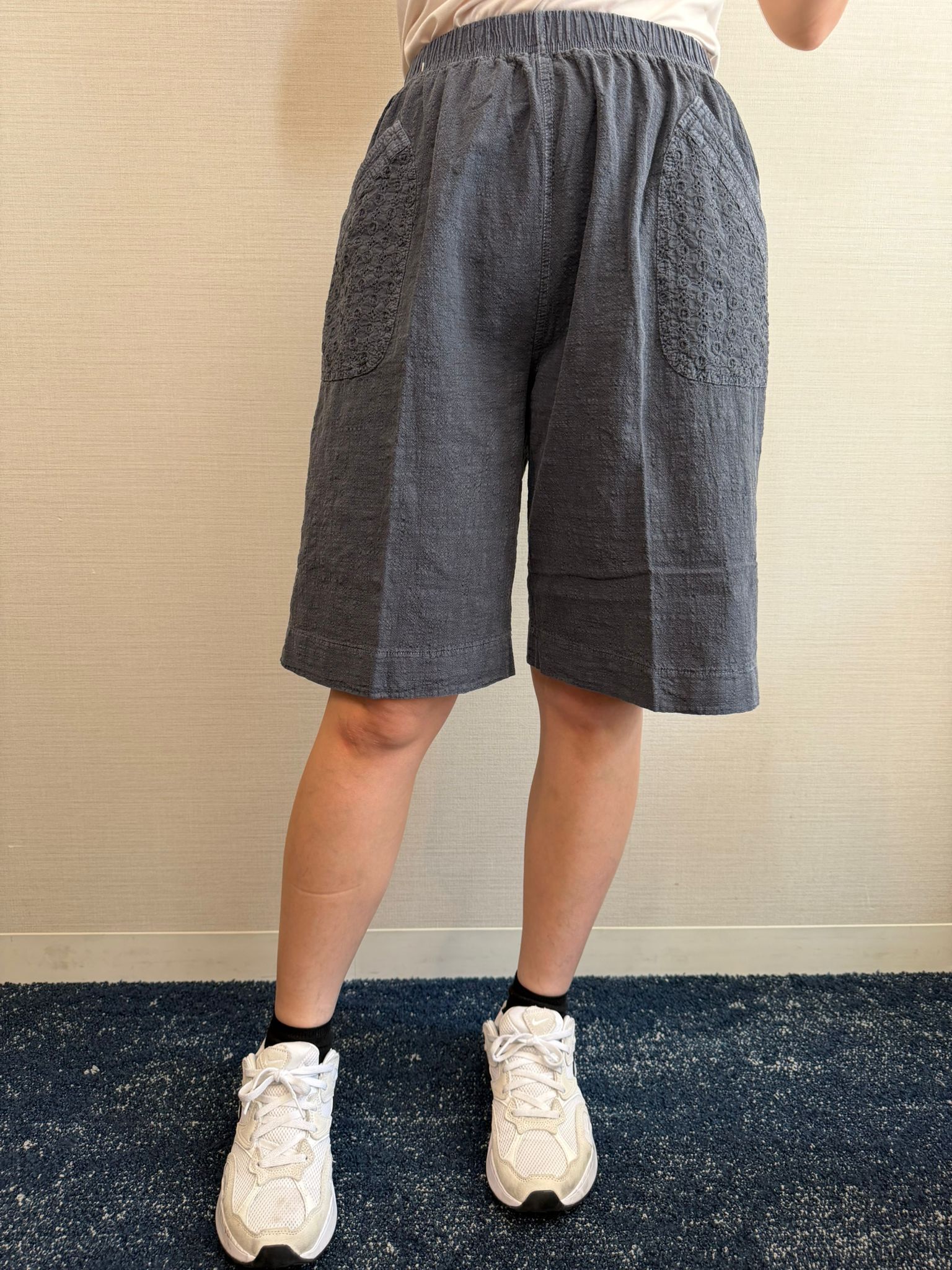 YK 短褲 灰