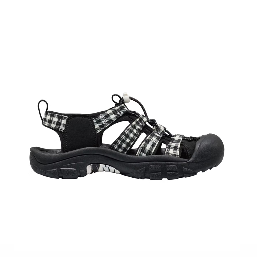 【KEEN】NEWPORT RETRO 女涼鞋 黑/格子 K1032196
