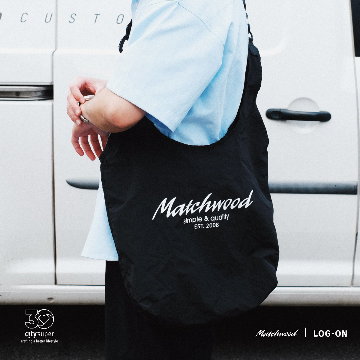 PackFlip Sling Tote｜折りたたみ収納スリングトートバッグ 2WAY手提げ・斜め掛けショッピングトートバッグ