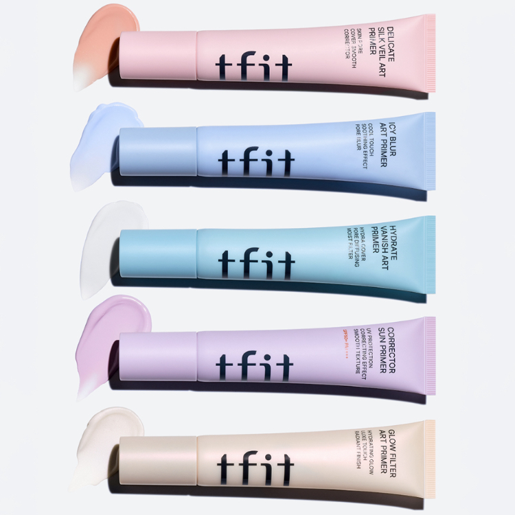韓國 tfit 柔暇裸感妝前潤色隔離霜 30ml (四色)
