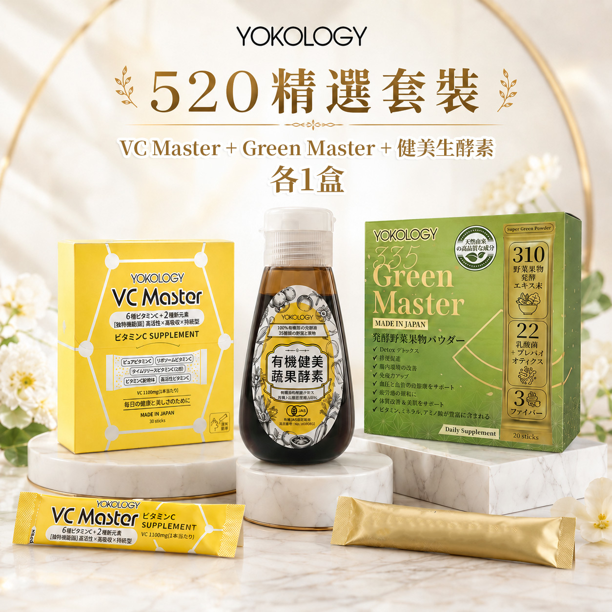 神級合體！健體美肌基礎組合