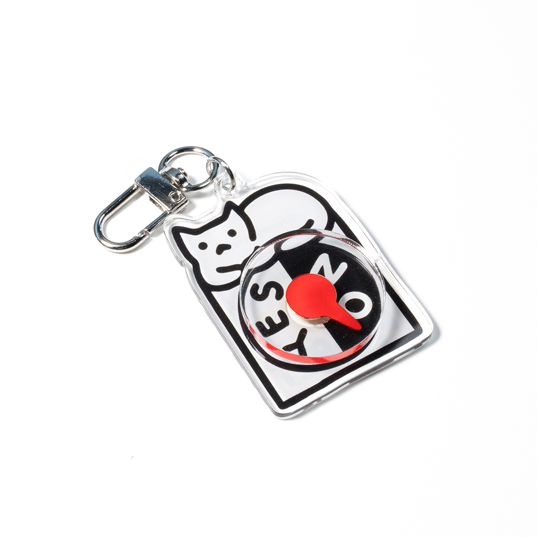 Sammyo store 旋轉鑰匙圈 / YES / NO