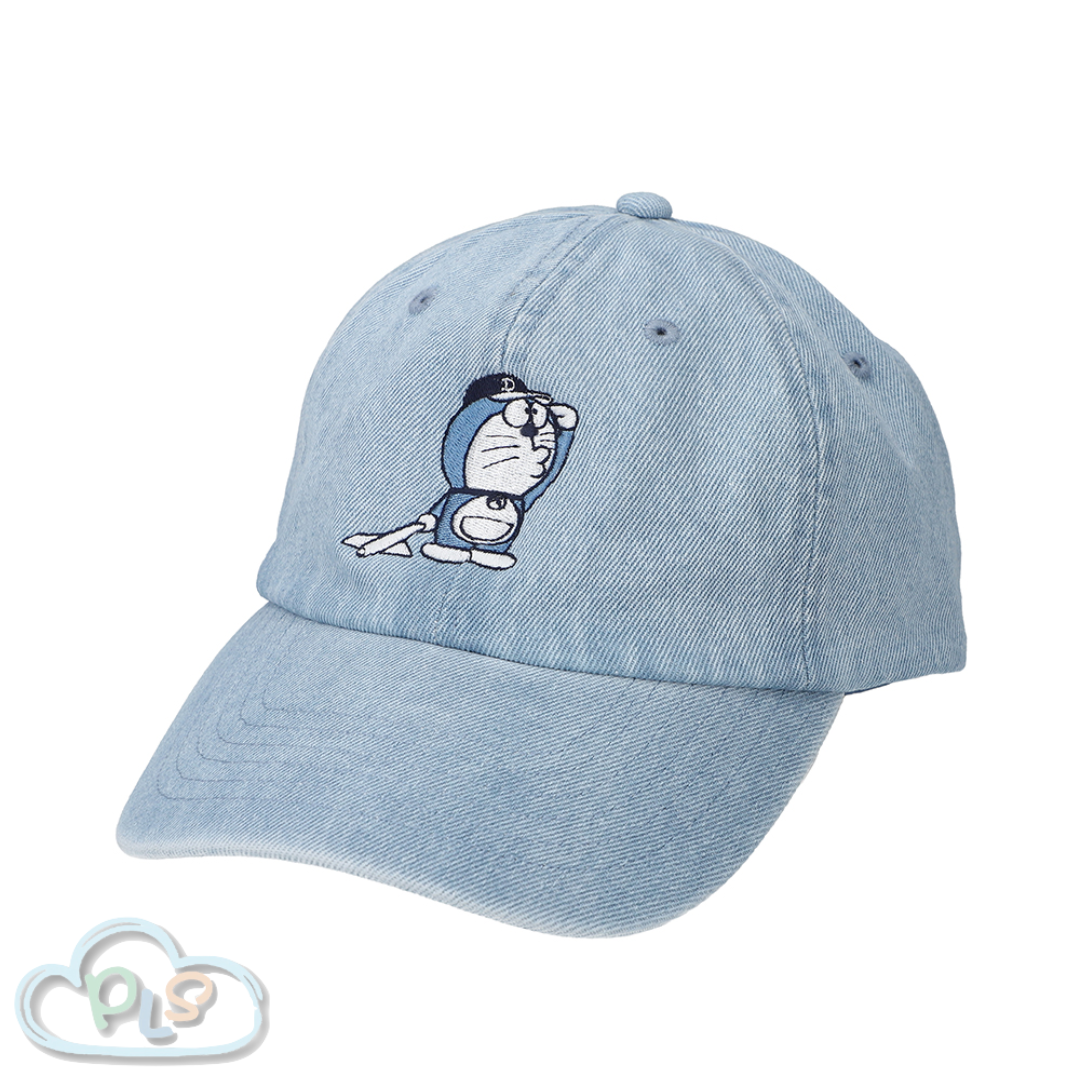 現貨 棉質刺繡cap 帽（棒球）  多啦A夢 DORAEMON STORE 限定 藍色 #40187-1