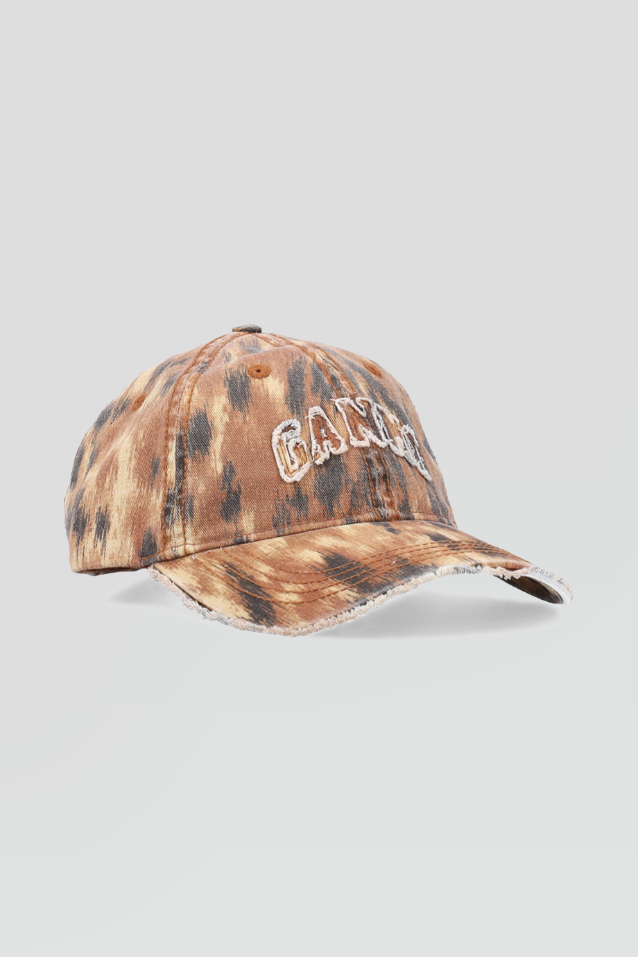 GANNI｜WASHED 印花帆布帽