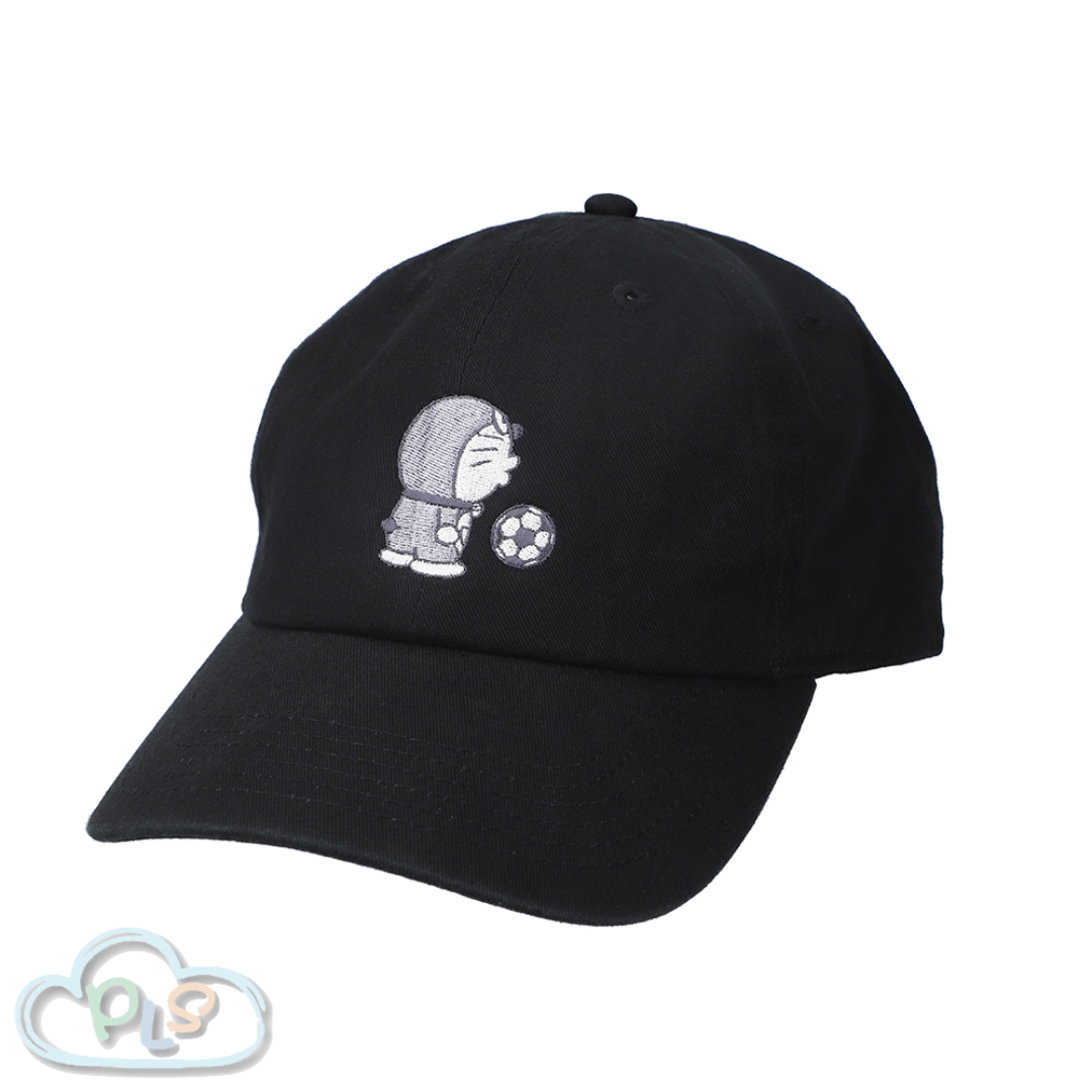現貨 棉質刺繡cap 帽（足球）  多啦A夢 DORAEMON STORE 限定 黑色 #40188-1