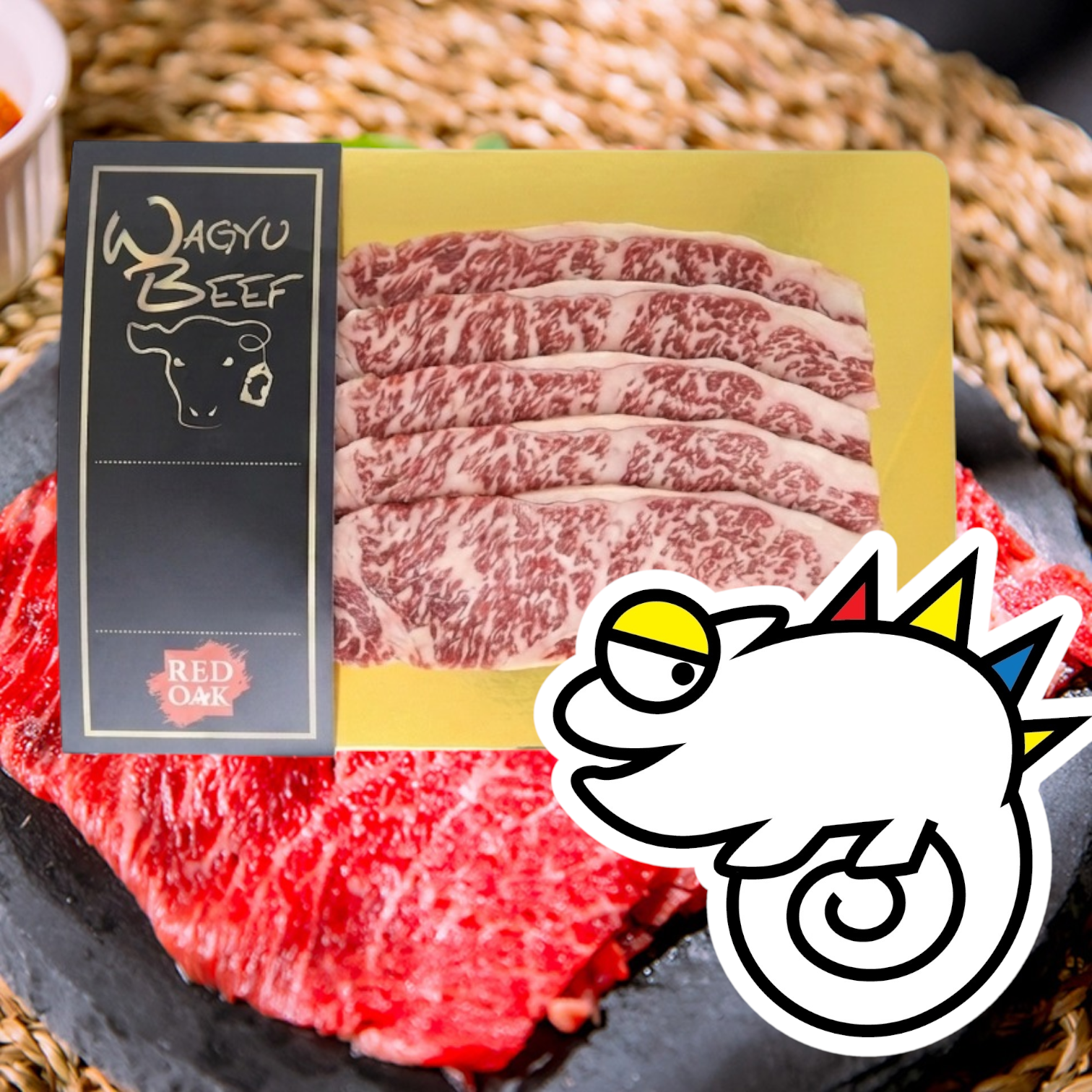 急凍Red Oak 澳洲頂級 M8-9+ 和牛後胸腩肉片裝 (約 200g)