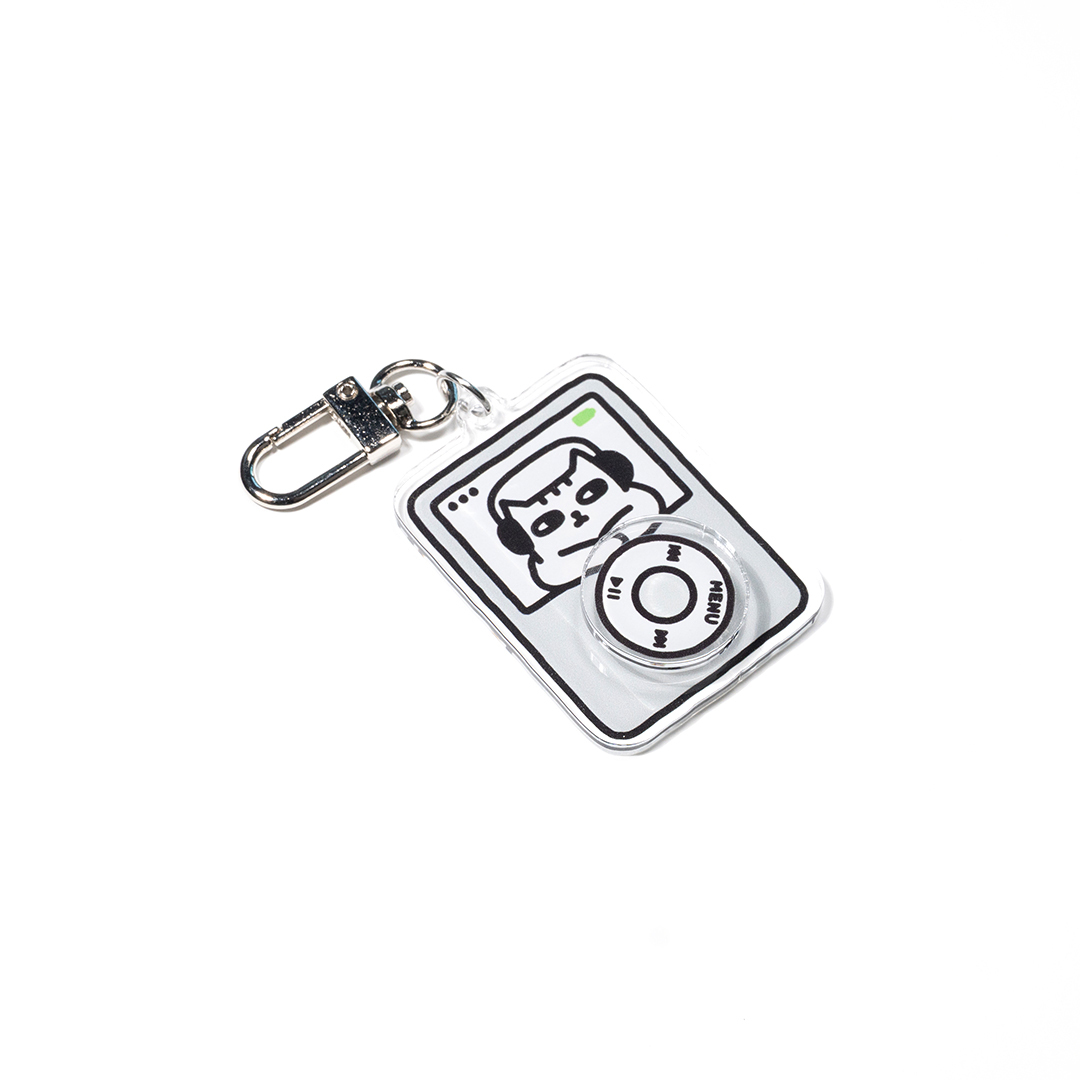 Sammyo store 旋轉鑰匙圈 / 蘋果貓