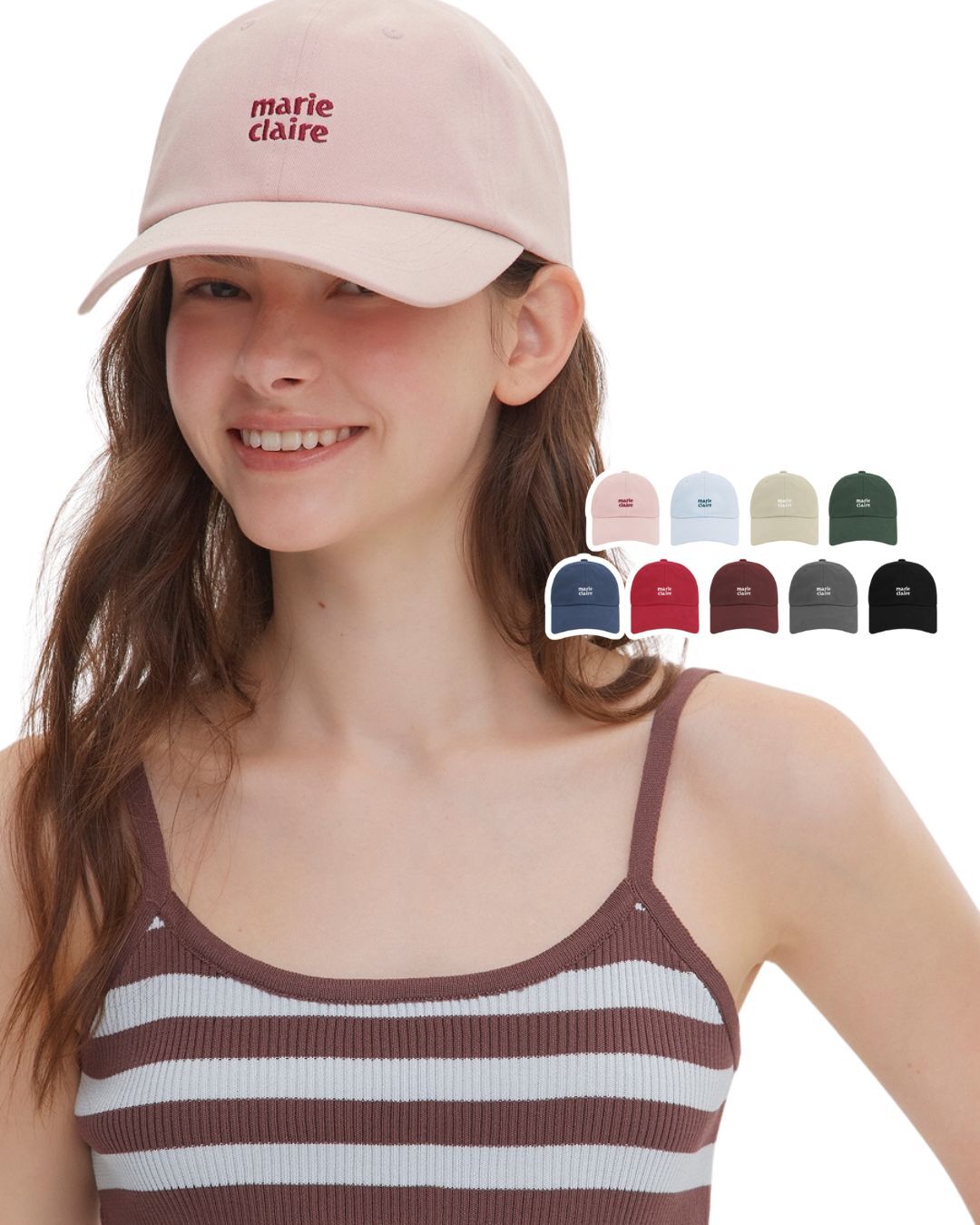 Marie Claire｜Small Logo Ball Cap (9colors)