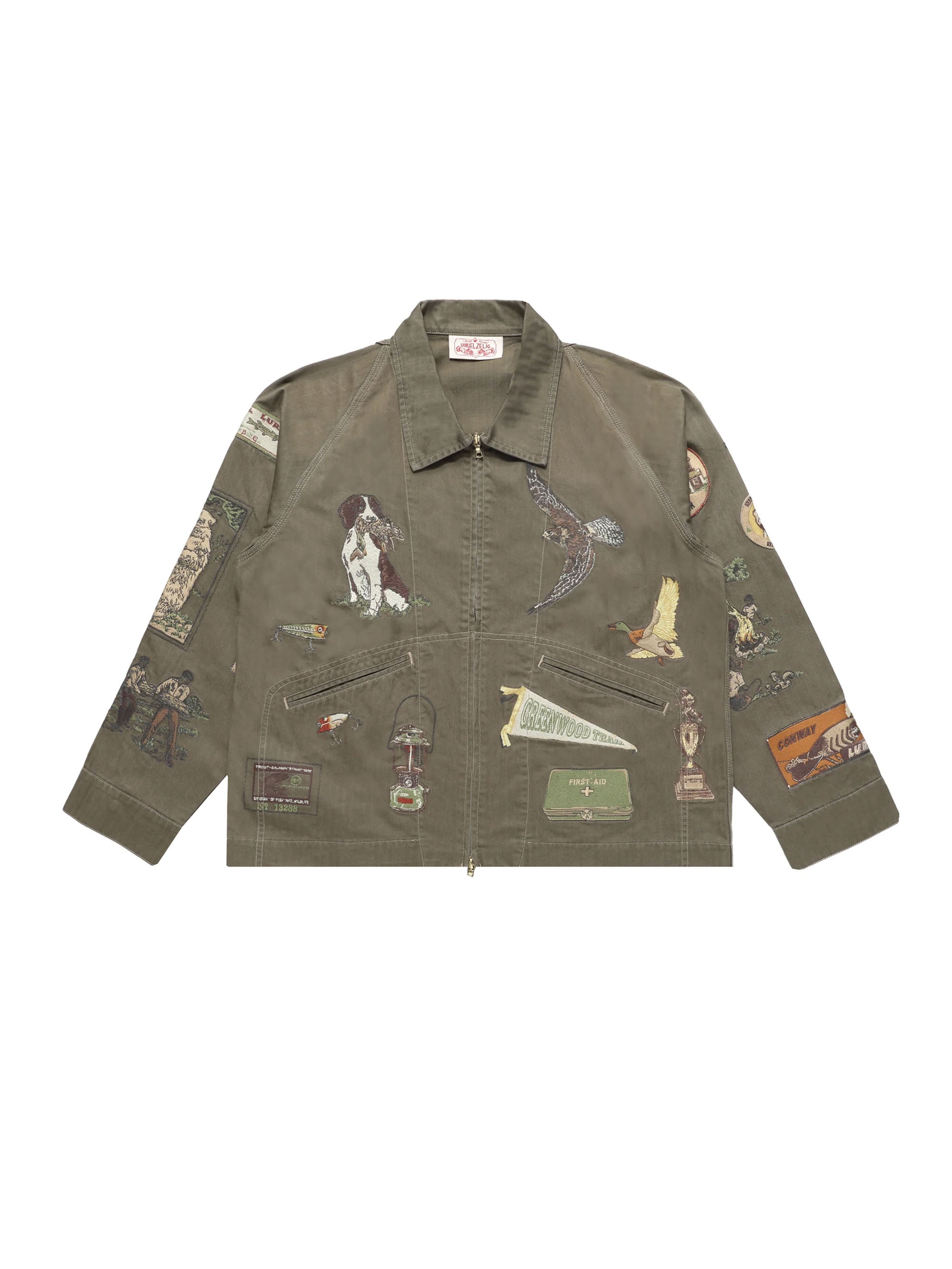 Samuel Zelig T-SHIRT WITH MULTICOLOR EMBROIDERY