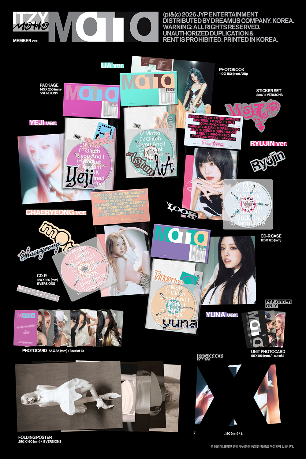 ITZY motto アルバム 開封済み イェジ ITZY motto アルバム 開封済み イェジ ITZY motto アルバム 開封済み 3