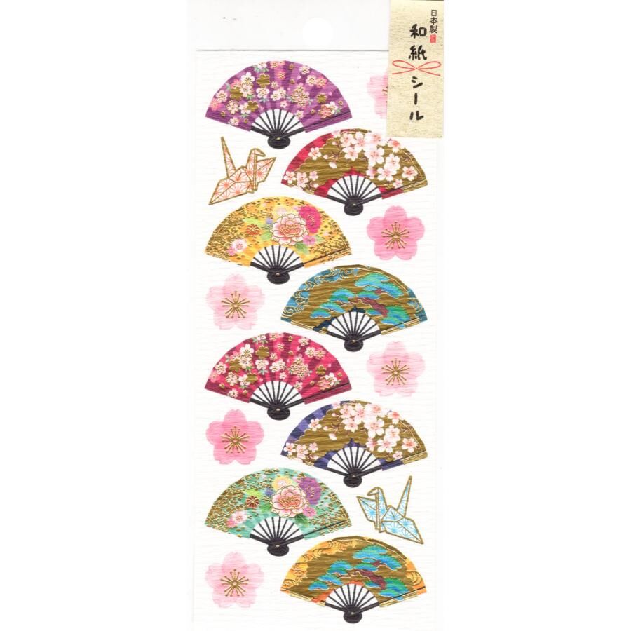 和風和紙貼紙
