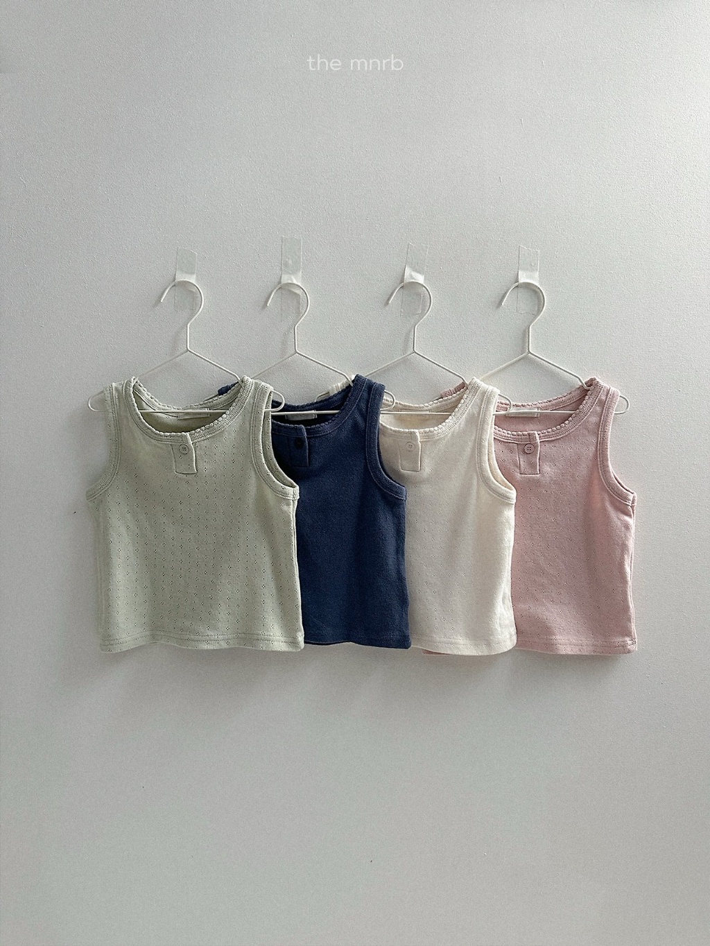 韓國🇰🇷Minirobe 透氣花邊背心(S-XL)